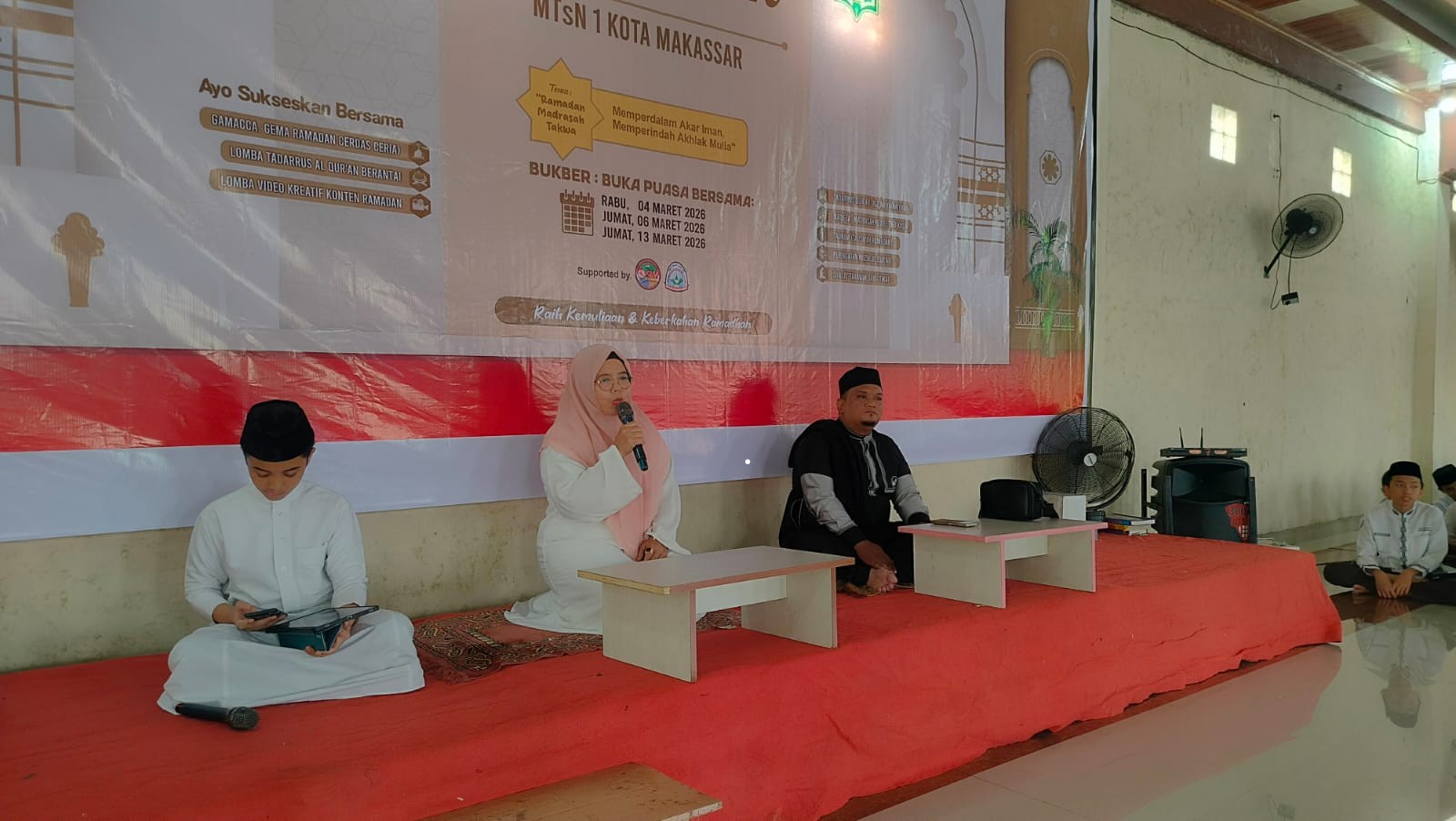 Inspiratif, MTsN 1 Kota Makassar Hidupkan Spirit Ramadhan Lewat Bukber Penuh Kebersamaan