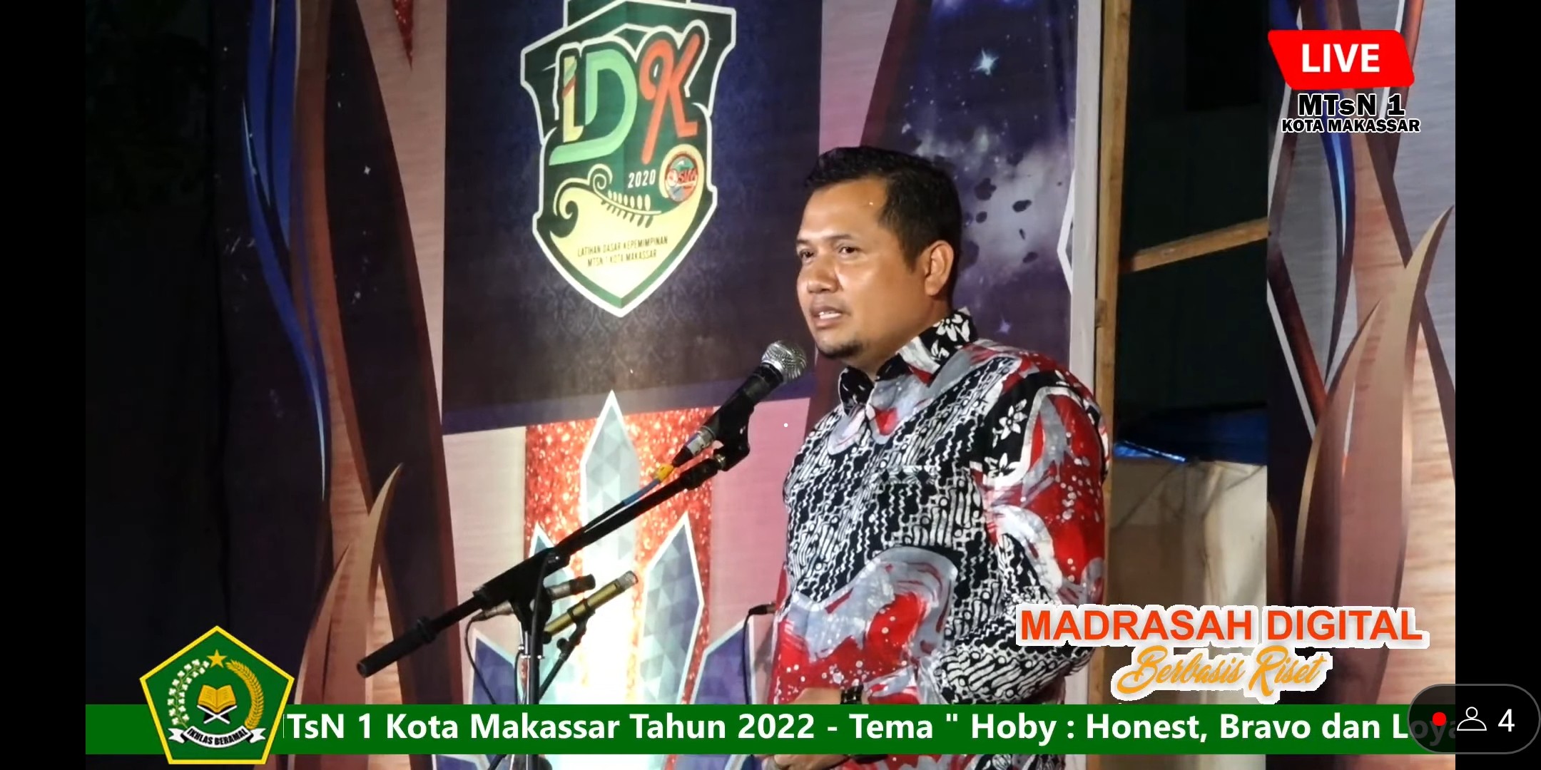 Organisasi Siswa Intra Madrasah (OSIM) MTsN 1 Kota Makassar Melaksanakan Latihan Dasar Kepemimpinan (LDK) Tahun 2022