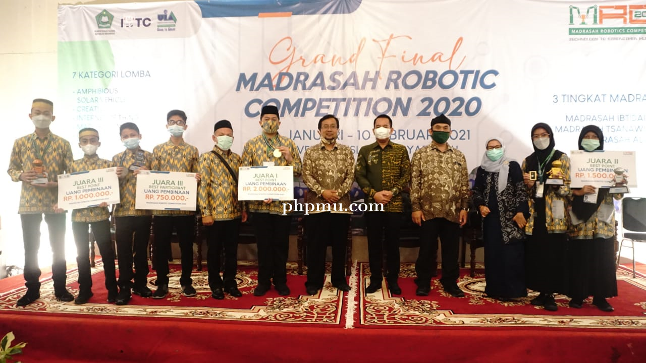 MTsN 1 Kota Makassar Menyabet 4 Gelar Juara Pada Grand Final Madrasah Robotics Competition (MRC) 2020